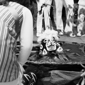 Children's Oss around the maypole - Clucky