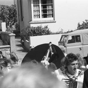 Old Oss and people in street