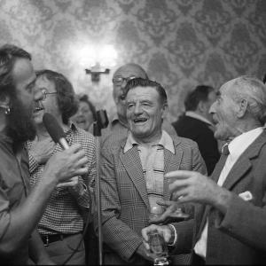 People singing in The Ship pub