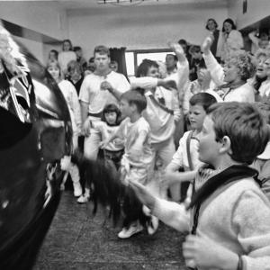 boy teasing old oss