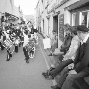 marching band in town