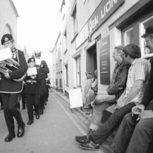 marching band in town