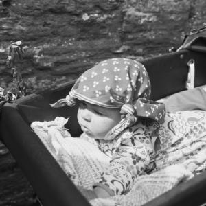 baby in pram