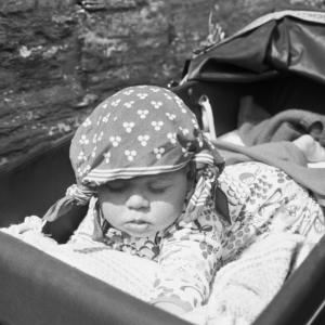 baby in pram