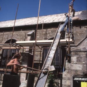 Construction on church