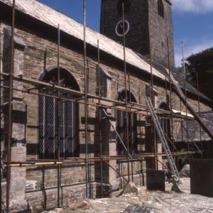 Construction on church