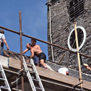 Construction on church