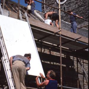 Construction on church