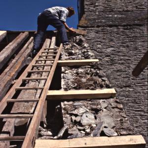 Construction on church