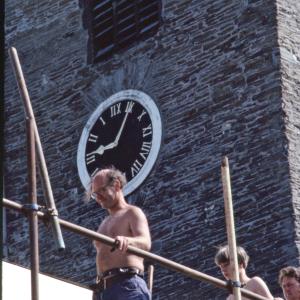 Construction on church