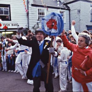 Blue Ribbon Master of Ceremonies under the Maypole