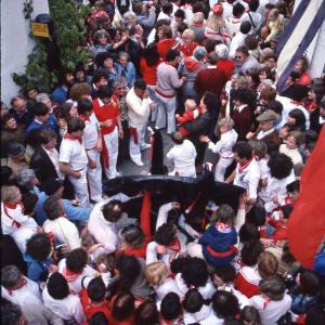 Old Oss crowd from above
