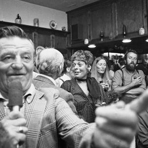 People singing in The Ship pub