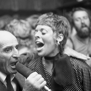 People singing in The Ship pub
