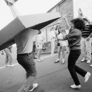 people teasing makeshift oss