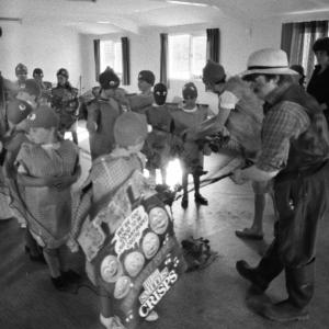 people in costumes