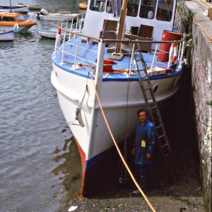 Boat in harbour