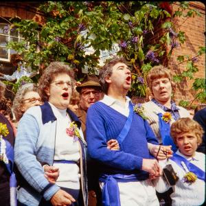 Blue Ribbon party singing