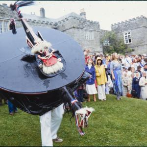 Blue Ribbon being teased at Prideaux Place 