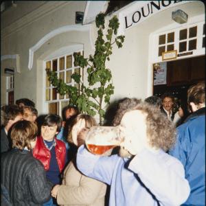 People at The Ship bar