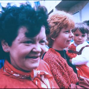 Old Oss women and baby