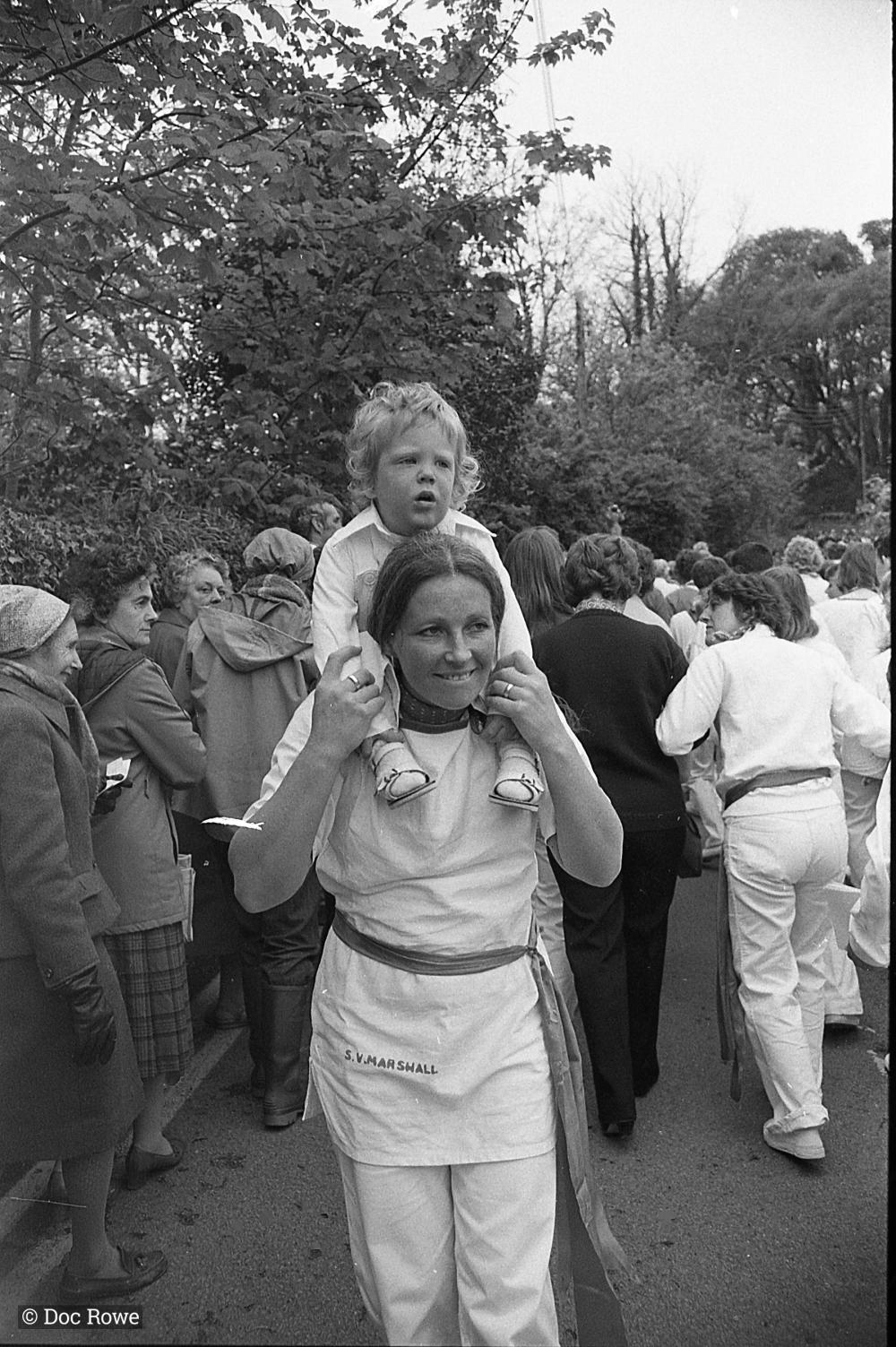 Woman and child