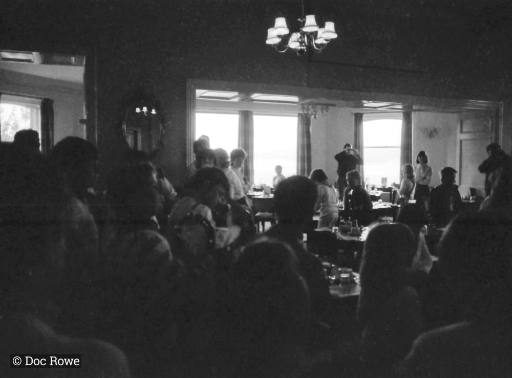 people sitting inside