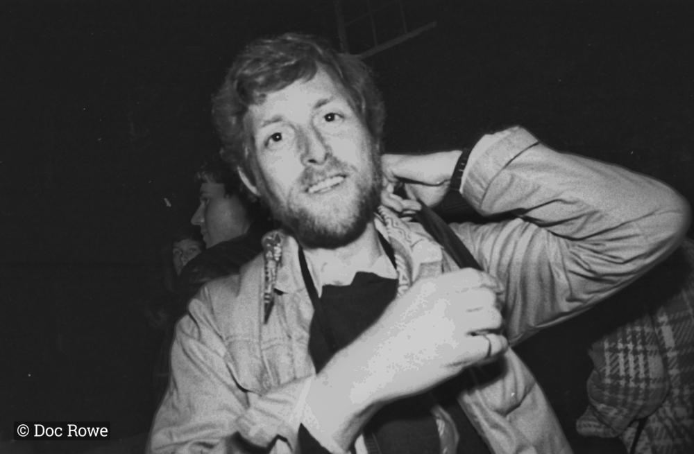 man with camera outside