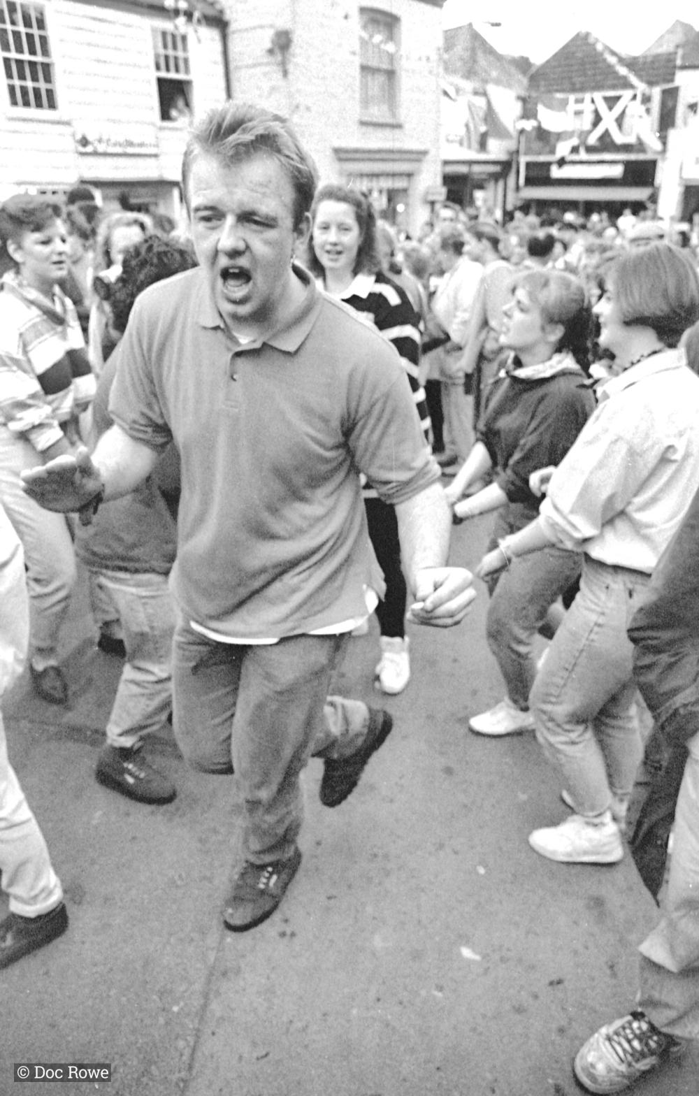 Man dancing