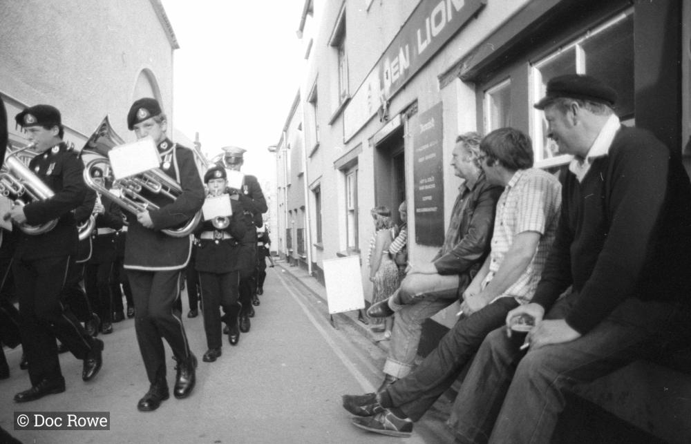 marching band in town