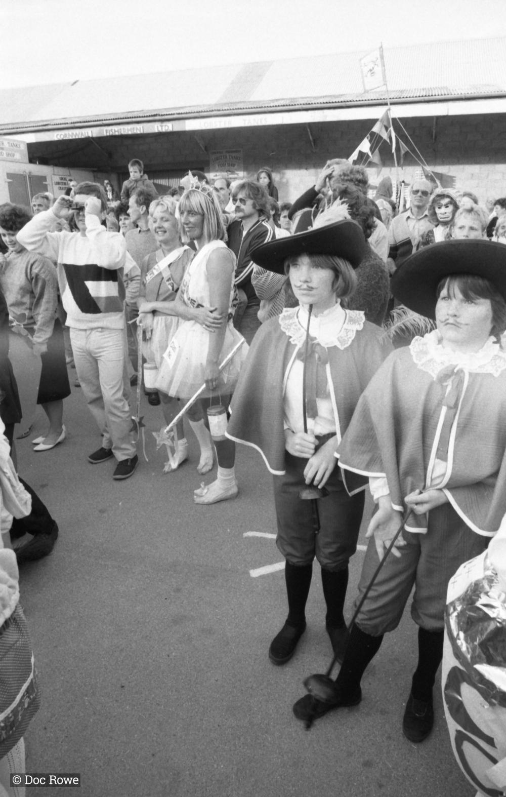 people in costume