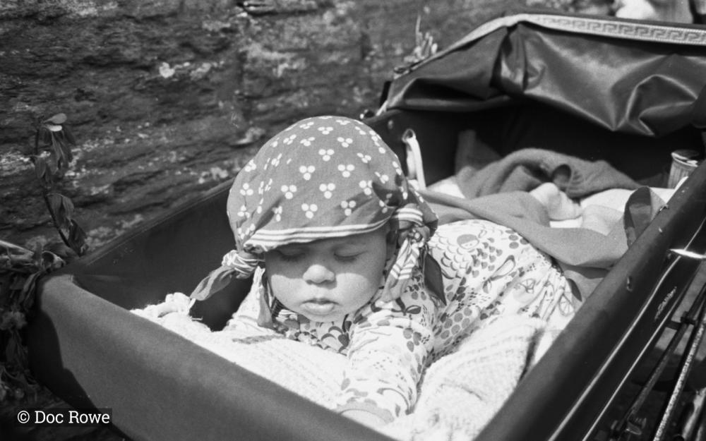 baby in pram