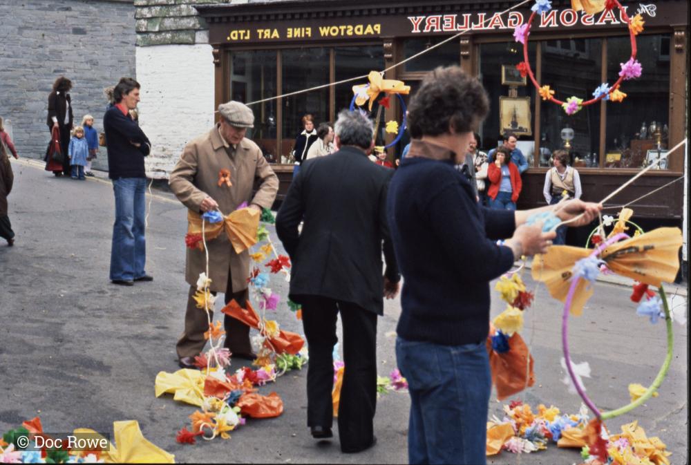 Putting up the maypole