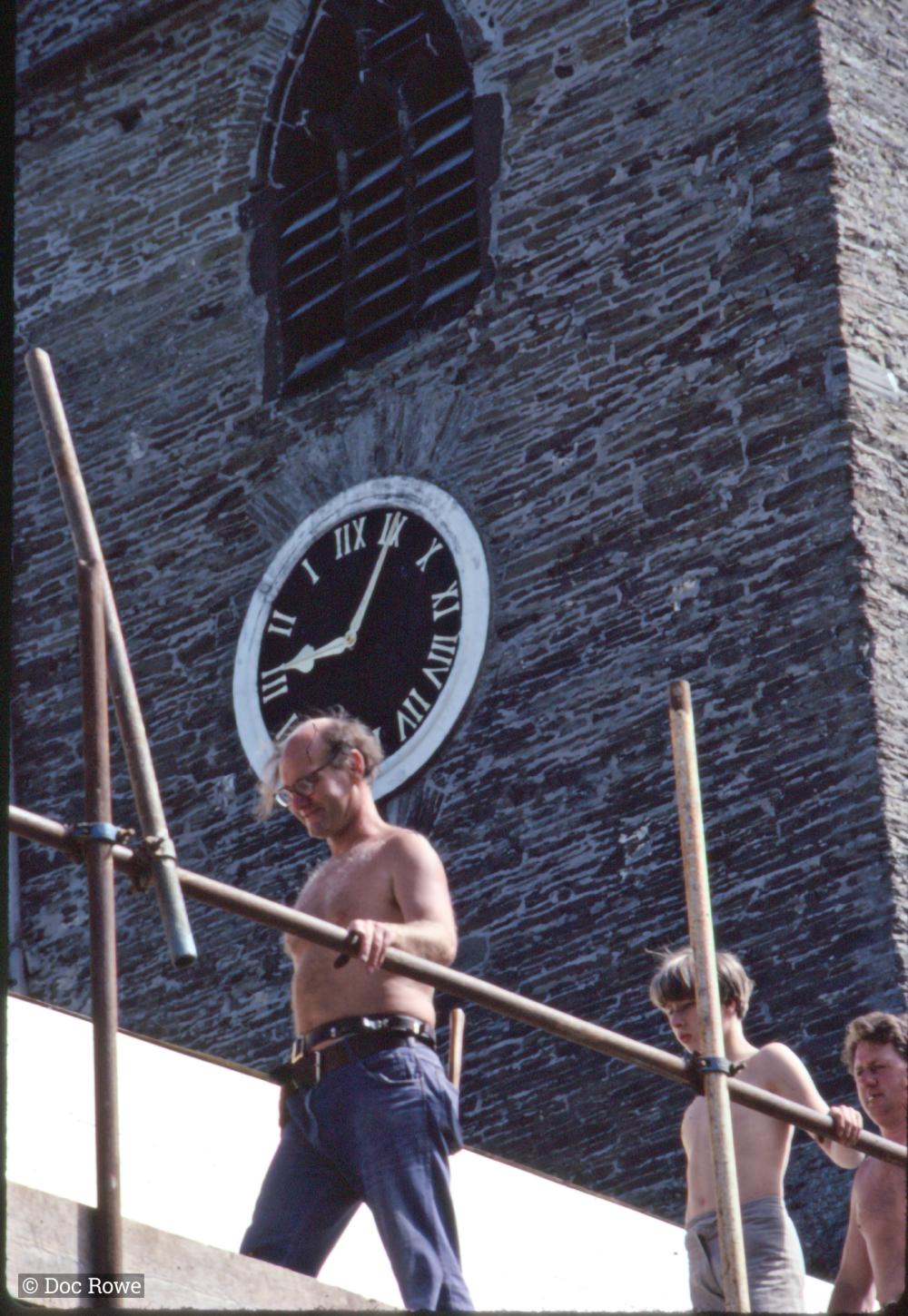 Construction on church