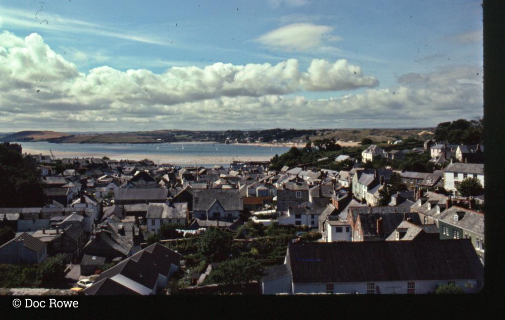 View of Padstow from above