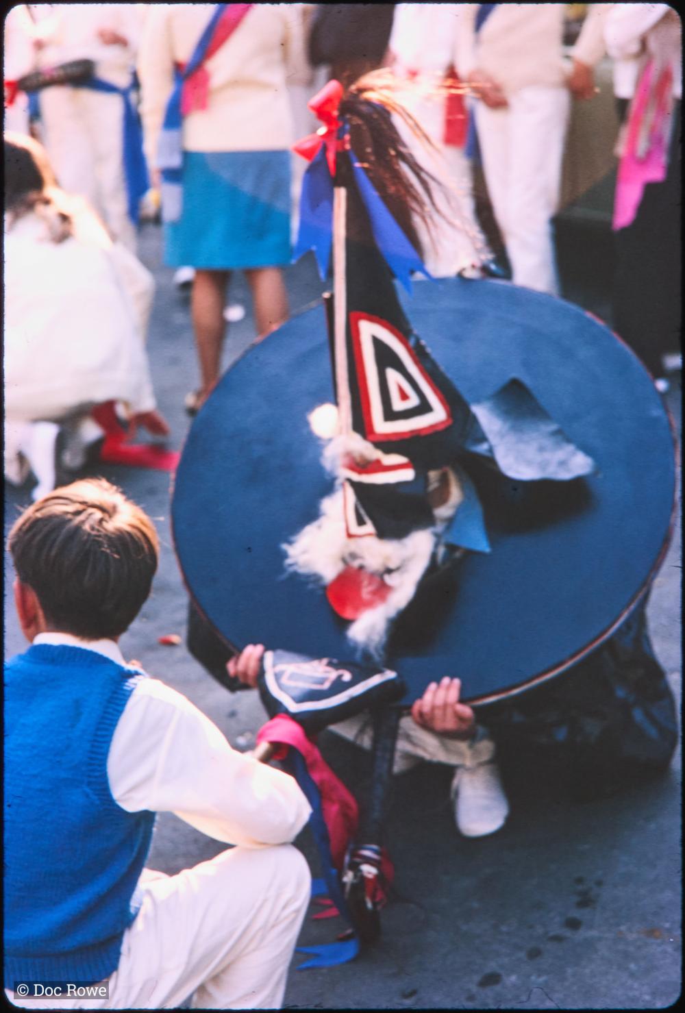 Children's Oss Clucky with Blue Ribbon Oss