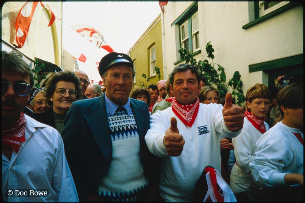 Men in Old Oss procession