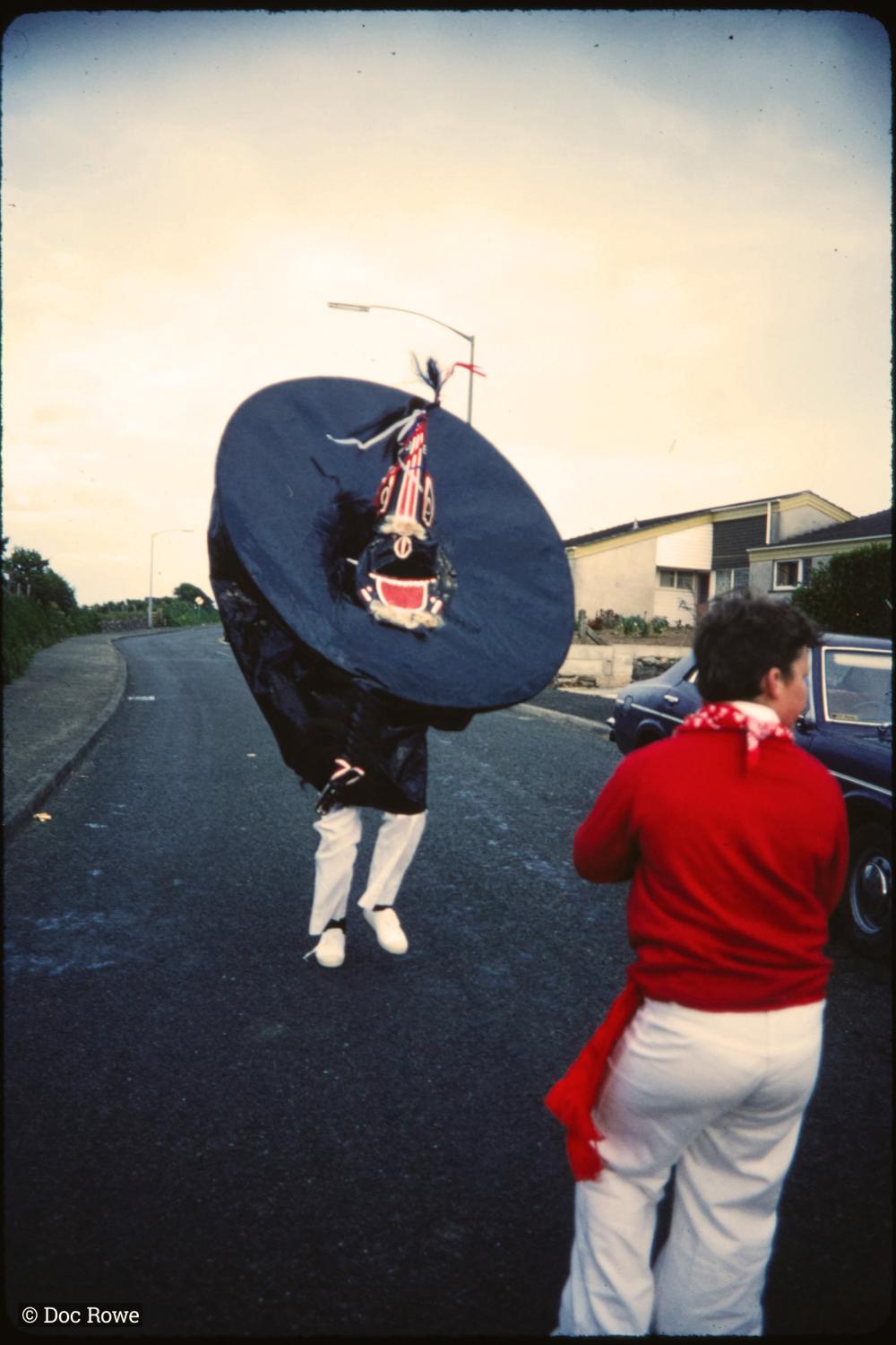 Children's Oss, boy teasing Blue Ribbon