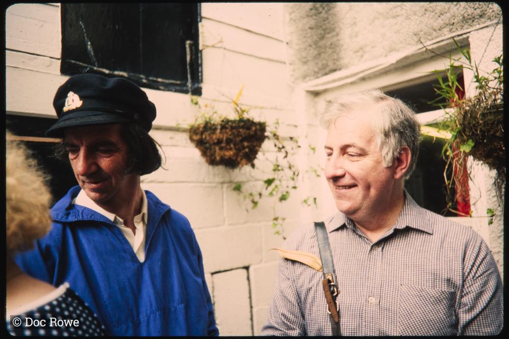 Men in beer garden