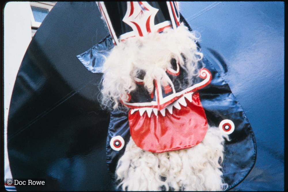 Close up of Blue Ribbon face